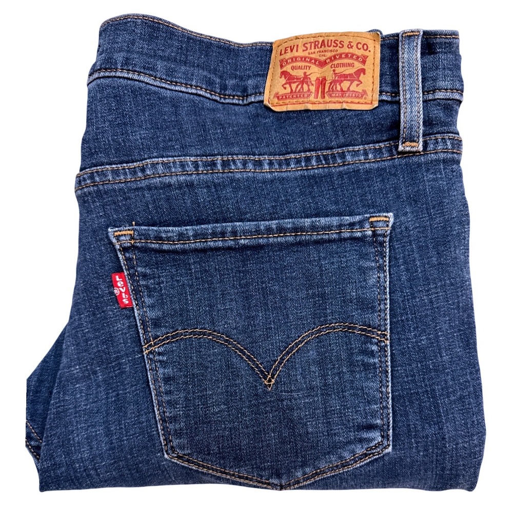 Levis 311 Shaping Skinny Jeans Womens 32 Dark Wash Blue Denim 19626-0168